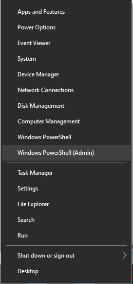 Windows Start Dialog